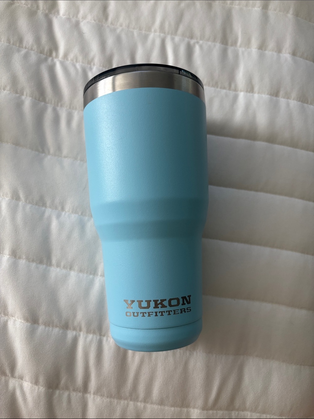 30oz Yukon Outfitters Light Blue Insulated Tumbler